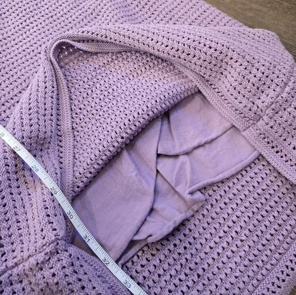 Athleta Purple Cotton Dress - Picture 4 of 7